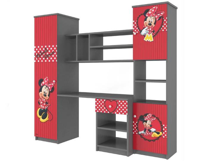 Best for Kids Kinderschreibtisch Disney Minnie Kinderschreibtisch mit Schubladen Kinder Lerntisch (Einzelprodukt, 1-St., 1x Kinderschreibtisch, Schreibtisch mit Schubladen), Handwerksqualität, TOP Preis-Leistungs-Verhältnis