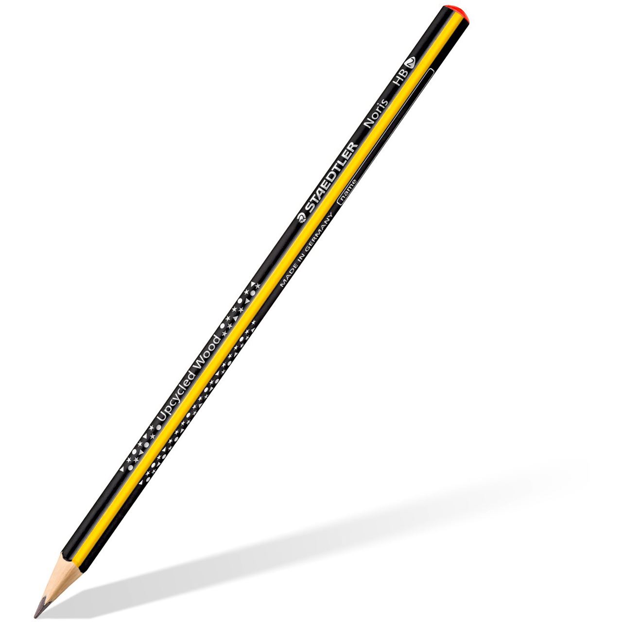 STAEDTLER Noris 183-HB Bleistifte HB schwarz/gelb, 12 St.