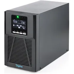 Digitus OnLine USV-Anlagen, Tower Typ, 1000 VA / 1000 W (1000 VA, 1000 W, Online-Doppelwandler USV), USV