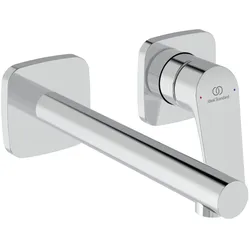 Ideal Standard Ceralife C Wand-Waschtischarmatur, UP, Ausladung 180mm, BE057AA, Farbe: Chrom