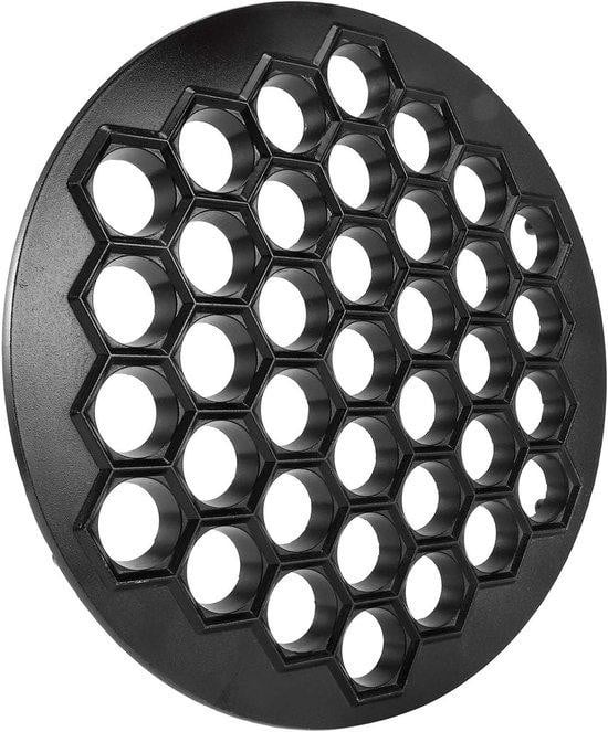 Ravioli Maker Knoedel Vorm met 37 gaten - 26,5 cm - Zilver