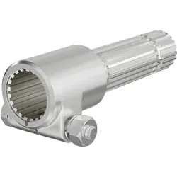 Wiltec, Zubehör Gartenmaschinen, Zapfwelle 160mm Buchse Keilwellenaufnahme 1 3/8" Z21 f. Ausgangswelle 1 3/8" Z21