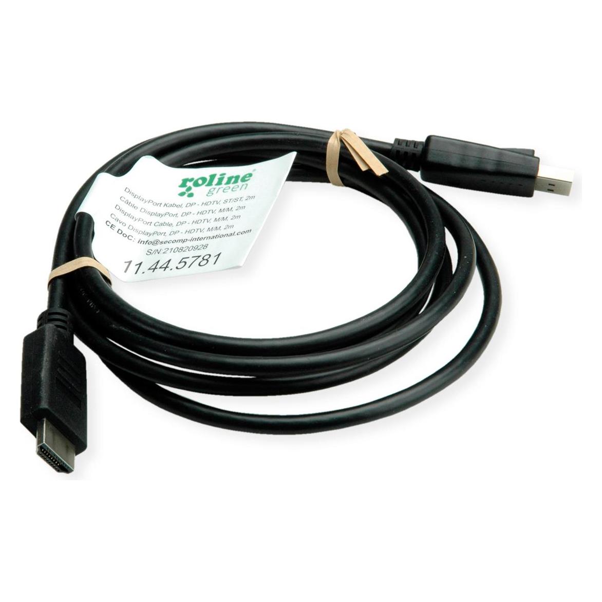 Roline DisplayPort - HDMI (Typ A) (3 m) (11.44.5782)