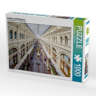 CALVENDO Puzzle Kaufhaus GUM (Moskau) | 1000 Teile Lege-Größe 64x48cm Foto-Puzzle für glückliche Stunden