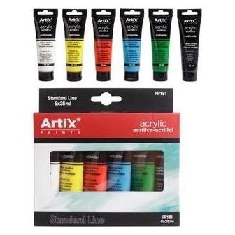 Main paper Set Acrylfarben 6 Farben 6x35ml (35 ml) (58221147)