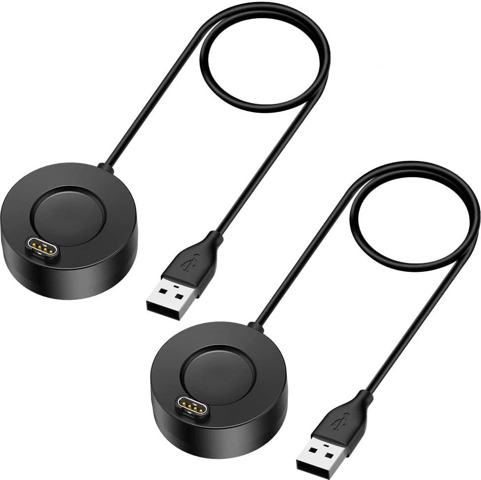 INF Garmin Fenix 5 USB oplader Zwart 2-pack