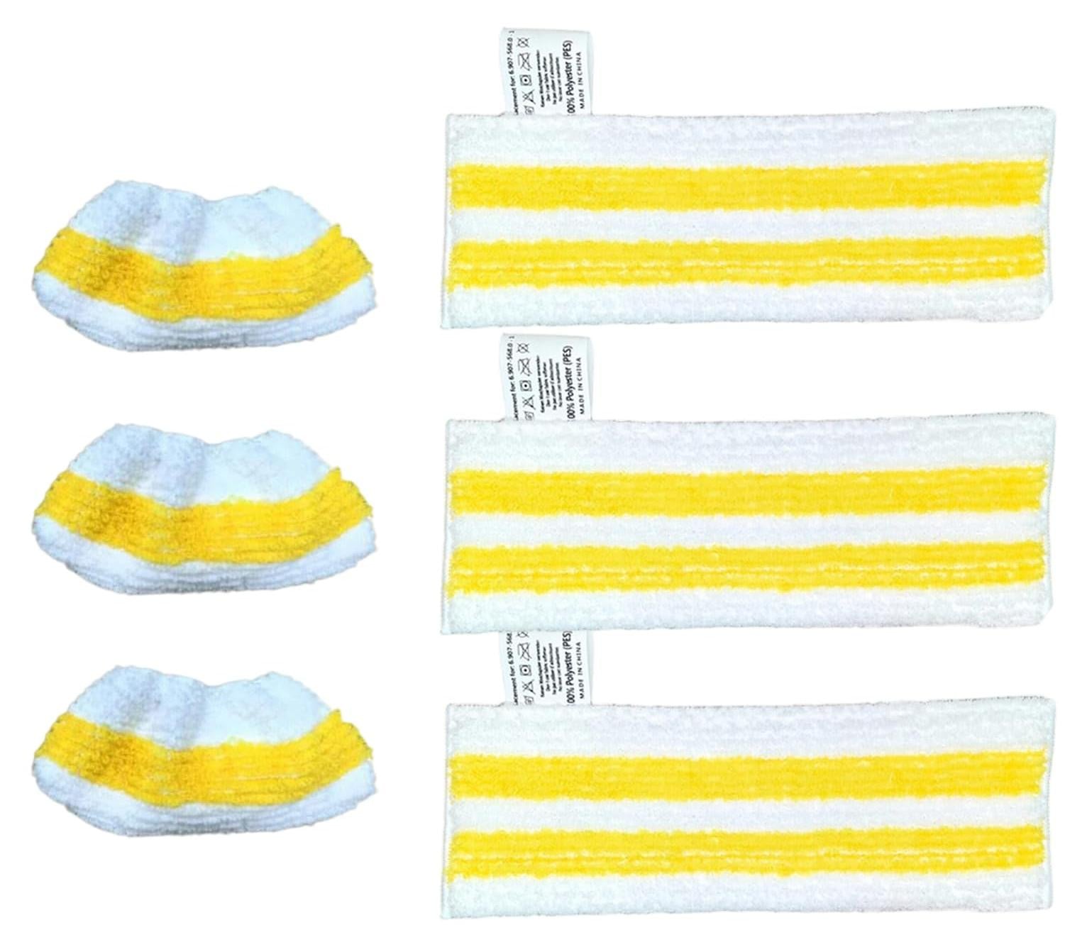 Kärcher 6-delige set vloerkleedaccessoires voor stoomreiniger - Wit
