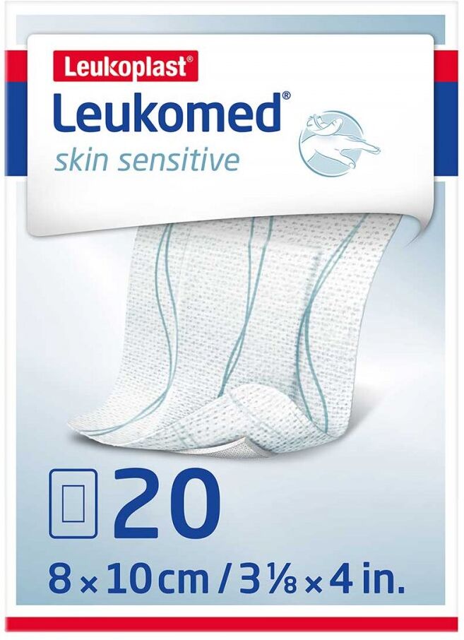 Leukoplast Leukomed Skin Sensitive Steril 8x10 cm Vliesverband