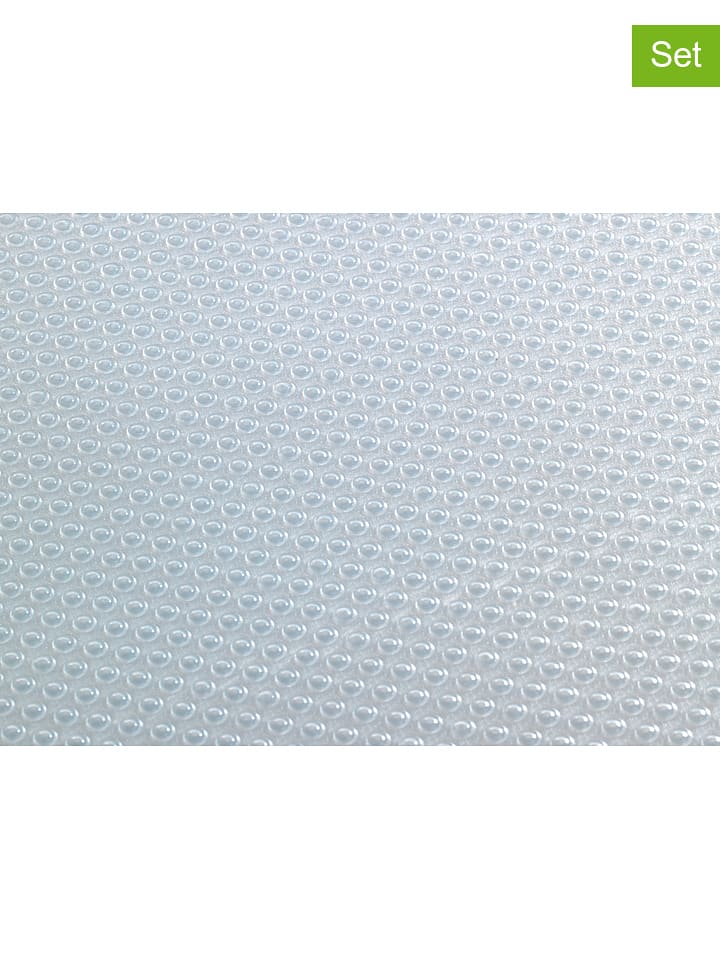 Wenko 2er-Set: Anti-Rutsch-Matten "Noppen" in Transparent - (L)150 x (B)50 cm - onesize