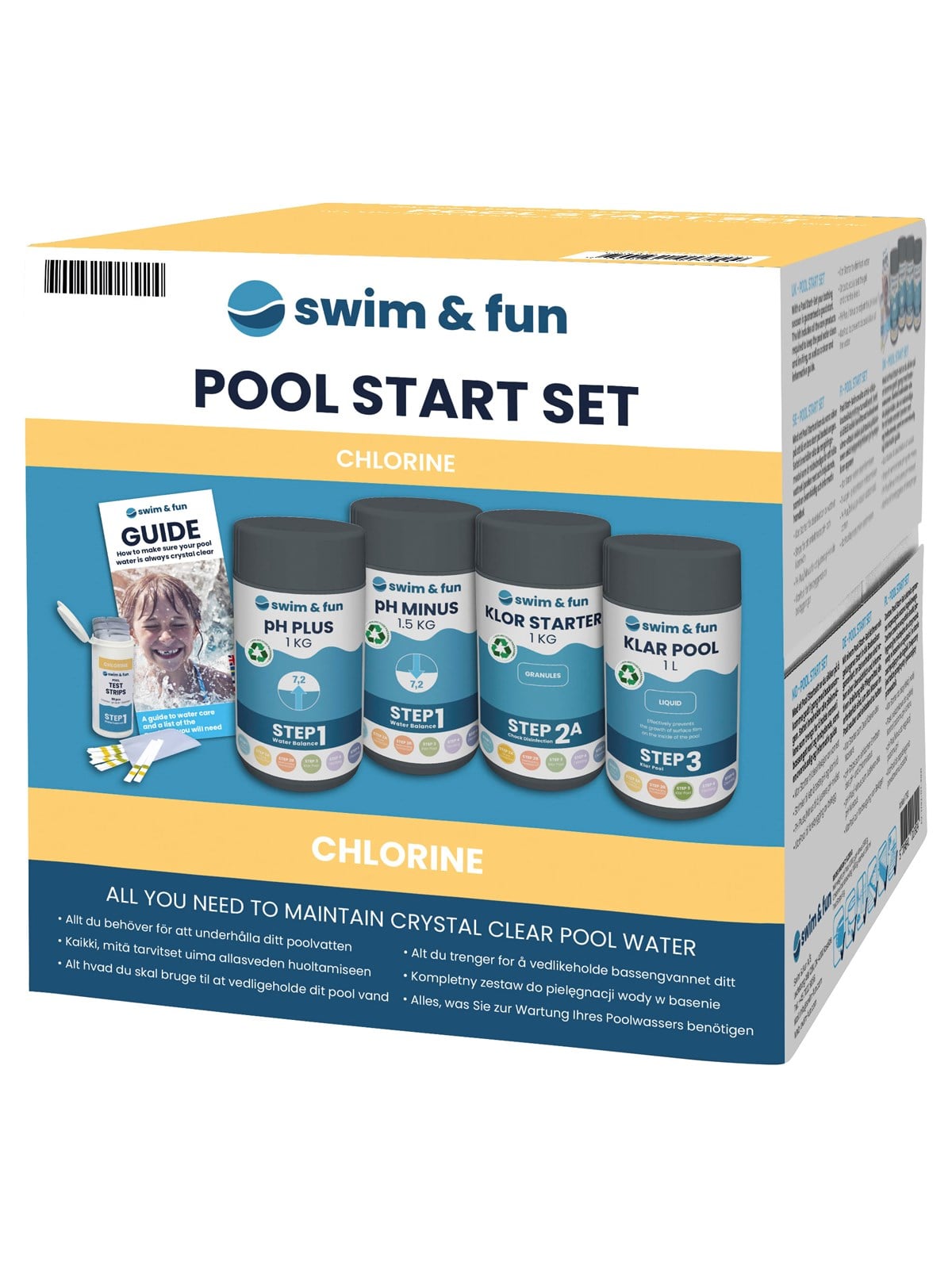 Swim & Fun Chlor-Starterset für Schwimmbäder