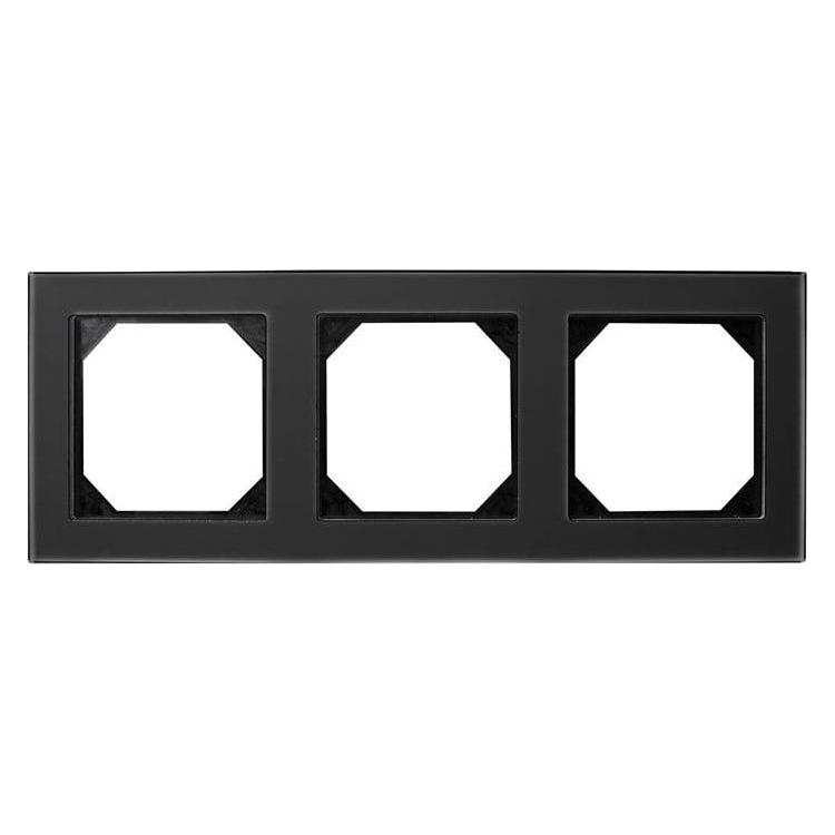 Liregus 3-Way Frame Black Glass (K14-245-03E/BG)