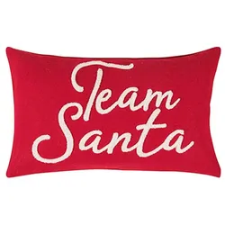 pad Kissen Team Santa 30 x 50 cm Textilene Rot