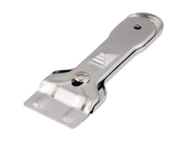 Xavax speciale glasschraper voor keramische kookplaten, zilver