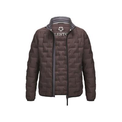 Winterjacke MILESTONE "MSSalvio", Herren, Gr. 48, rot (rotbraun), Casual, regular fit, Jacken Winterjacke, mit einer matten Oberfläche