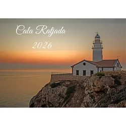 raxxa Premium-Monatskalender Cala Ratjada 2026