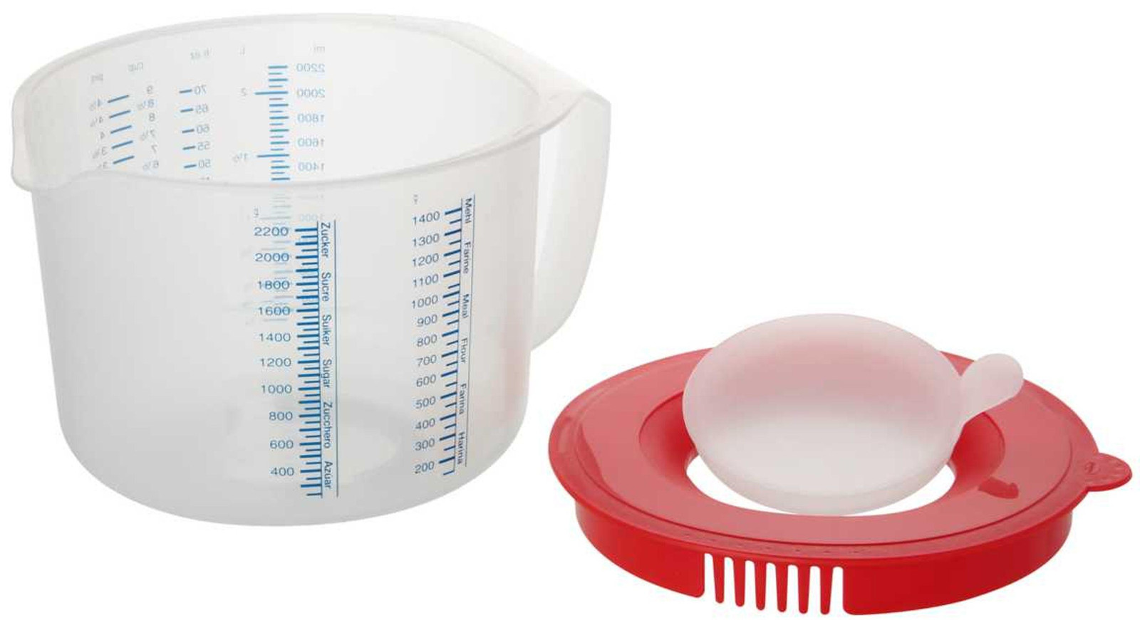 Dr. Oetker Rührbeker met spatbescherming, 2,2 liter