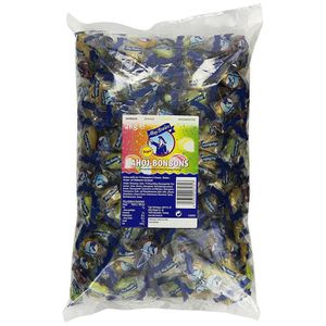 Ahoj-Brause Brausebonbons im Beutel, 388 Stück, 4 Sorten gefüllt mit Brausepulver, einzeln verpackt, 2 kg