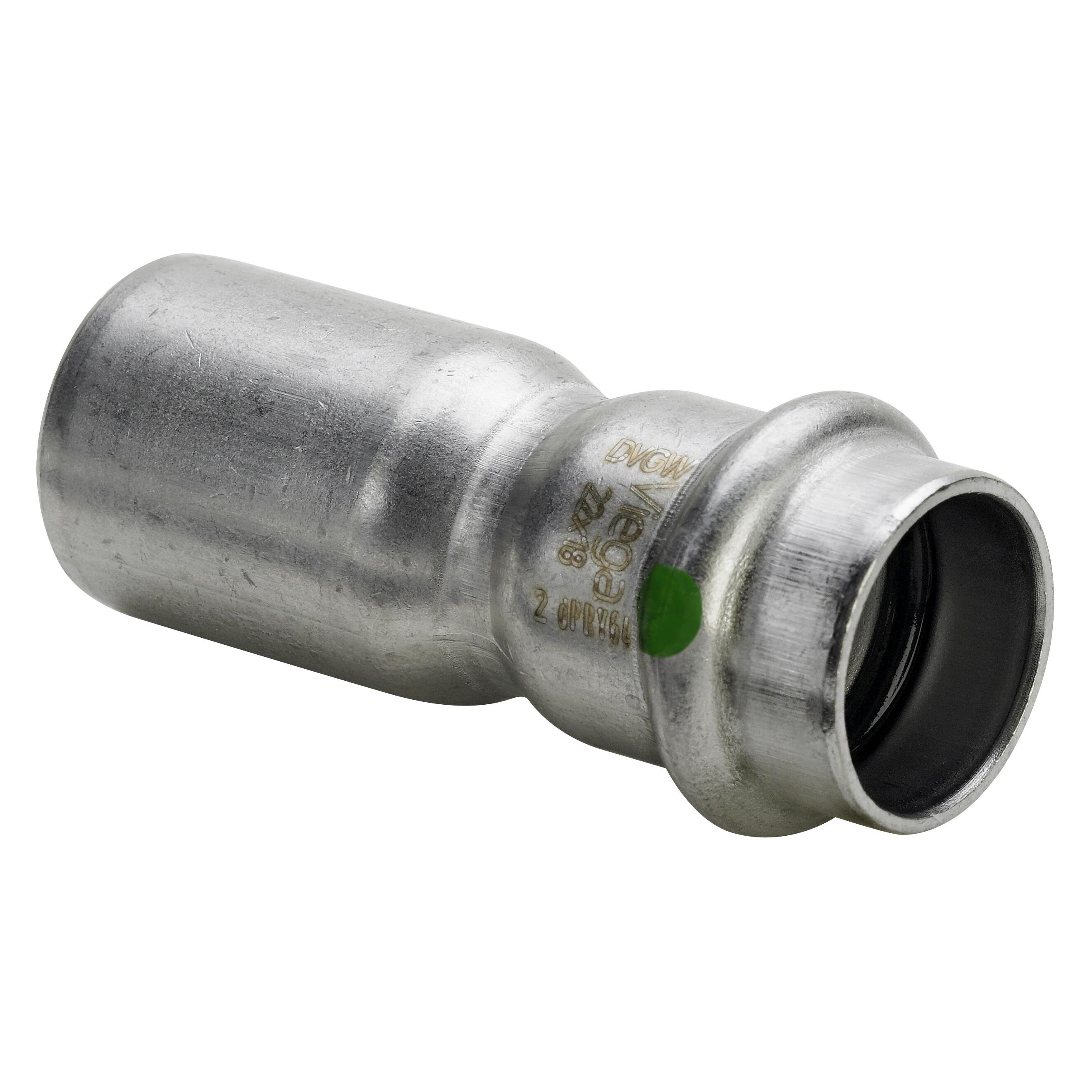 Viega Sanpress Inox reduktion 35 x 28 mm rustfrit stål (436308)