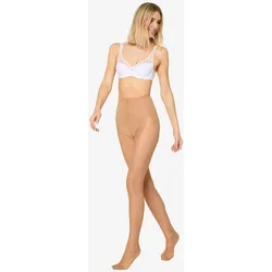 NUR DIE Damen Feinstrumpfhose Seidenfein In Shape 15 DEN 4