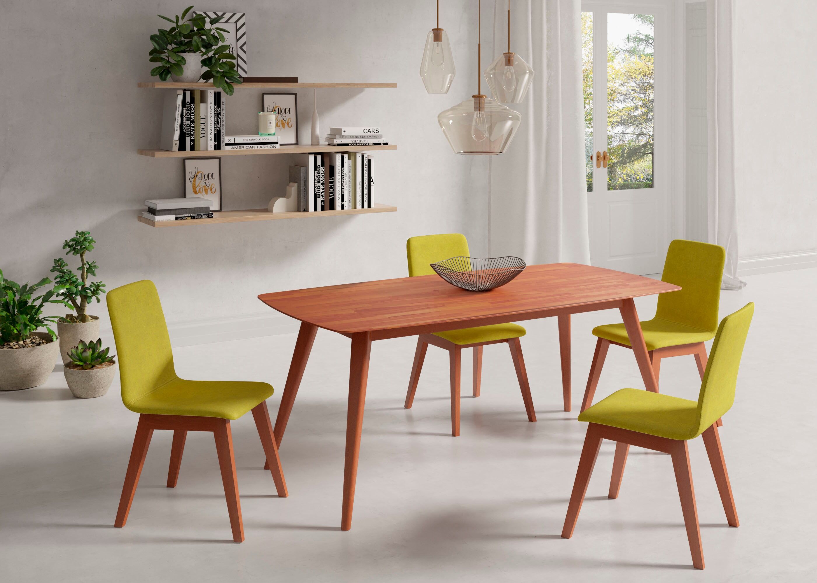 Esstisch HOME AFFAIRE, braun (kirsch, kirsch, kirsch), B:180cm H:75cm T:90cm, Tische, Esstisch, Breite 140 cm und 180 cm kirsch, kirsch, kirsch B/H/T: 180cm x 75cm x 90cm