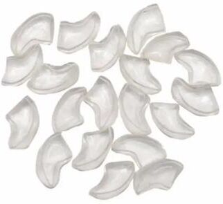 Uplift Picks Soft Silicone Cat Nail Caps Set With Adhesive Glue For Claw Protection And Furniture Care clear m