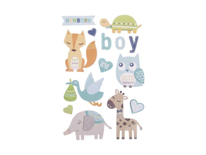 Rayher 3D-Papiersticker Baby mit Effekten