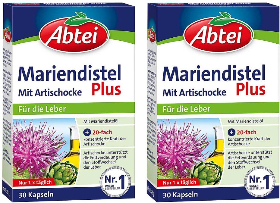 Abtei Mariendistel Plus Kapsel (n) mit artischocke Tf