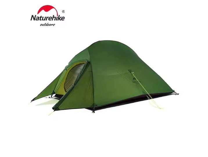 Tente de camping Naturehike Cloud Up pour 2 personnes, en nylon 20D ultraléger, imperméable, pour la randonnée, les voyages, le cyclisme, la pêche