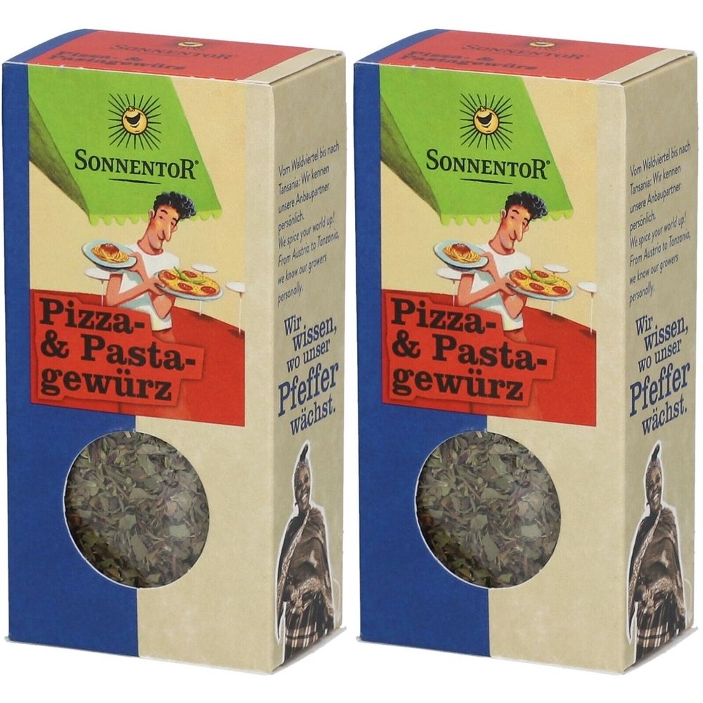 Sonnentor Pizza +Pasta GEW x2 2x20 g Kräuter