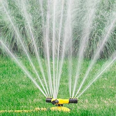 Automatischer rotierender Sprinkler, 360°-Bewässerungswerkzeuge für Rasen, Düse für die Gartenbewässerung, Bewässerungsgeräte, Gartenarbeit Ampere; Rasen liefert