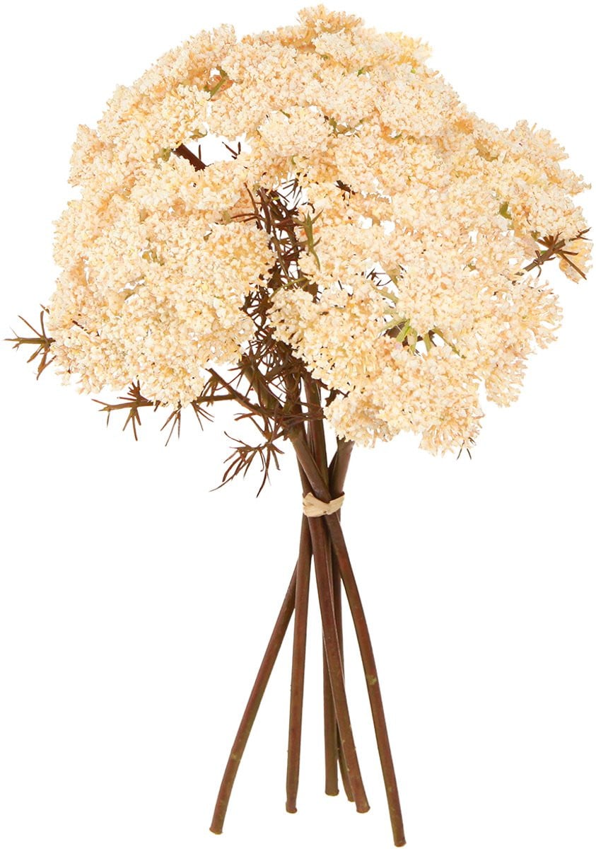 Set van 6 Duizendblad kunstbloemen Achillea, 30 cm