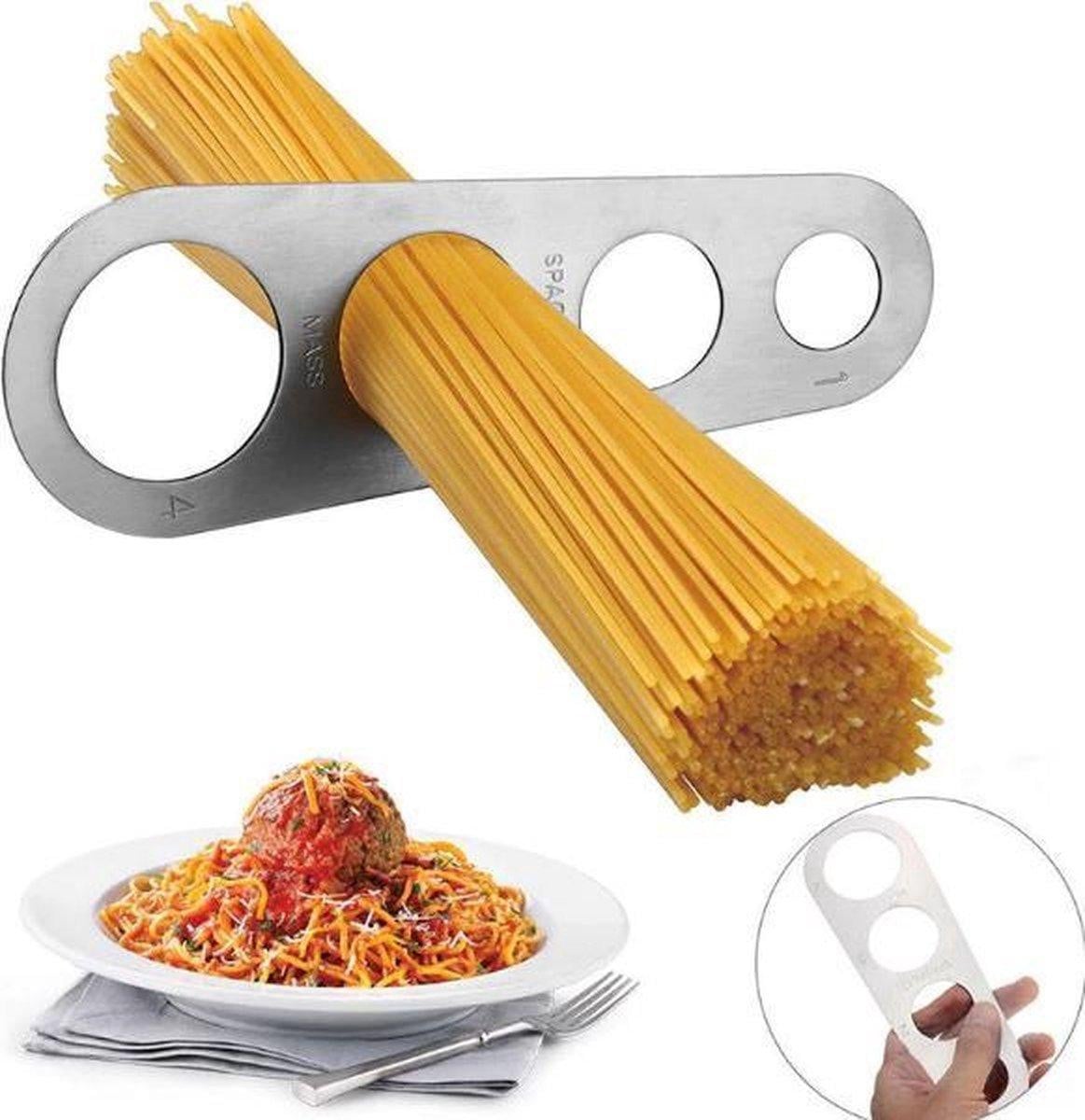 CHPN Spaghetti mes van roestvrij staal voor het meten van de juiste portie pasta