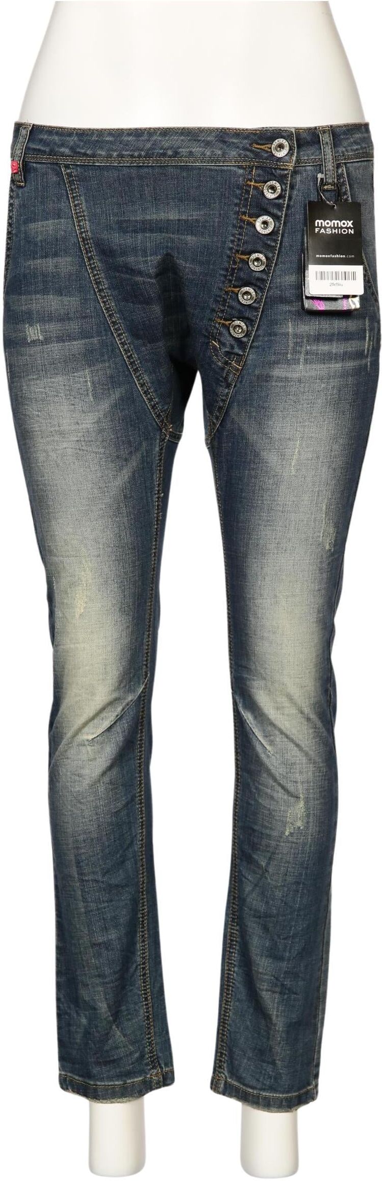 Designers Remix Damen Jeans, Blau, Gr. EU 42, Baumwolle / Elasthan - Second Hand