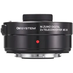 Olympus MC-20 M.Zuiko Digital 2x (Telekonverter, Micro Four Thirds), Objektivkonverter, Schwarz
