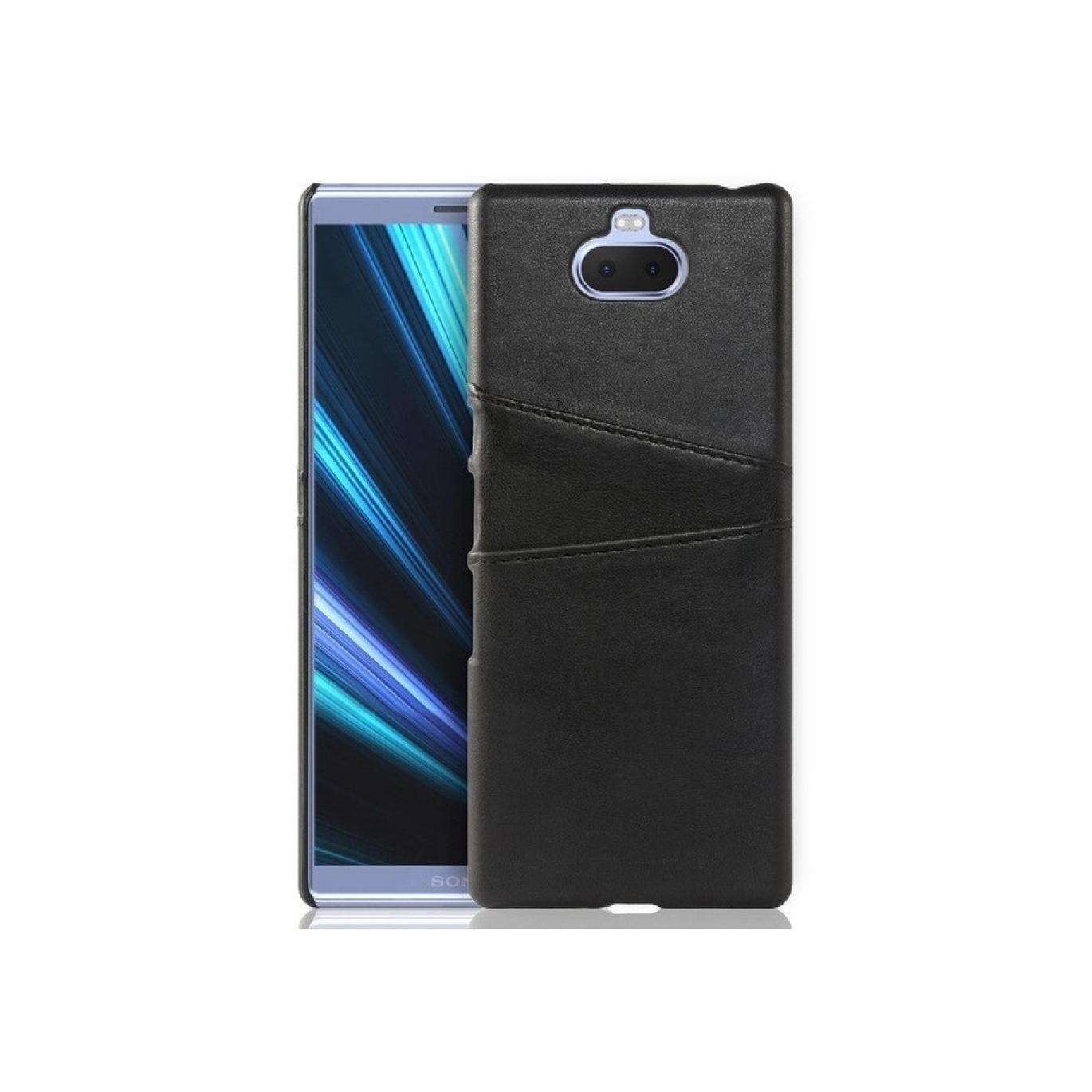 Screenguard Sony Xperia 10 Plus CardCaddy Leder Backcase mit Kartenfächern (Sony Xperia 10 Plus) (00024957)