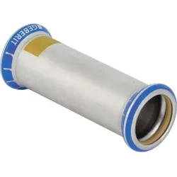 Geberit, Rohrverbindungstechnik, Gas-Schiebemuffe Mapress d 76,1mm, f Natur- u. Fl.-Gas, Edelstahl