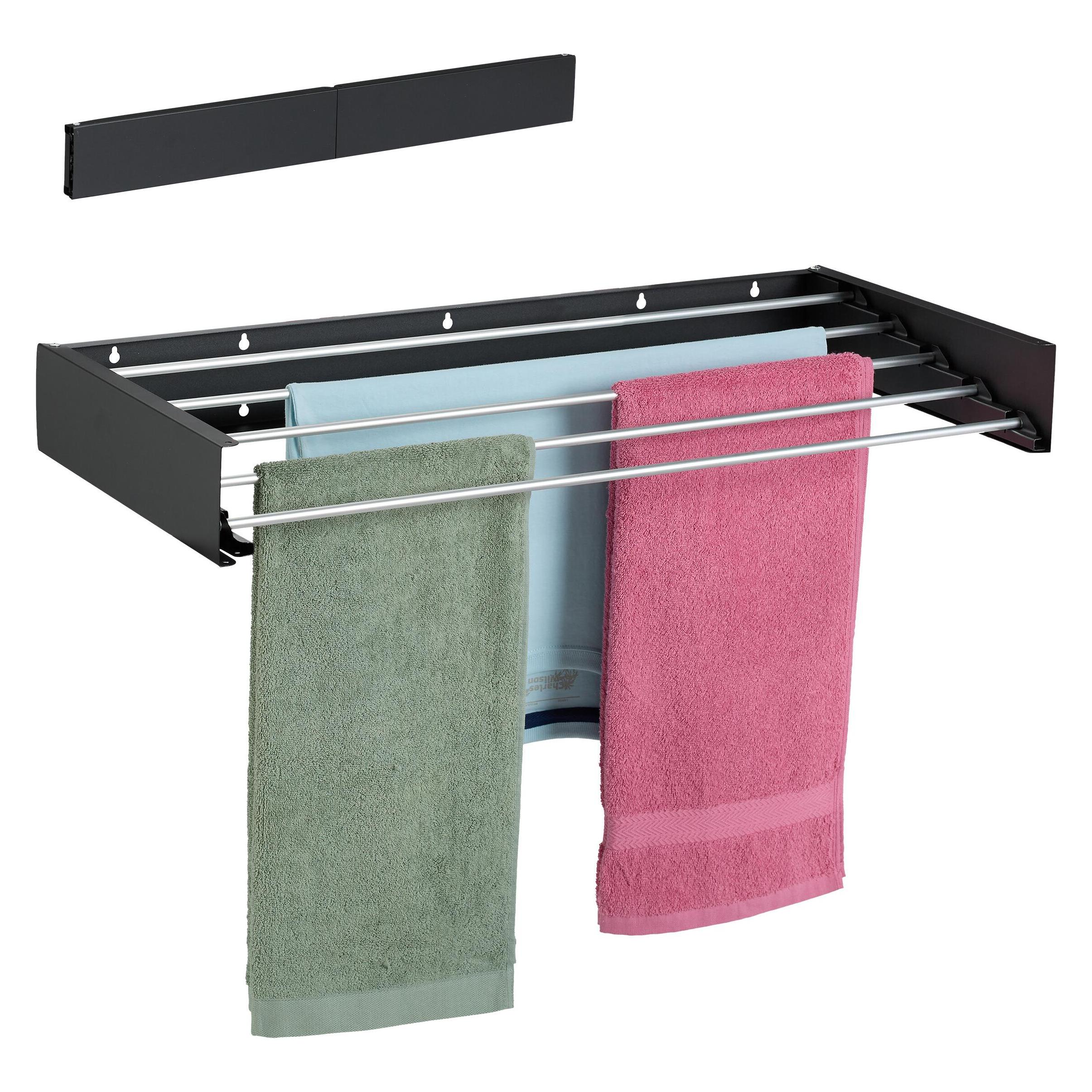 Relaxdays Wand-Wäscheständer (4 m) (4052025863135)