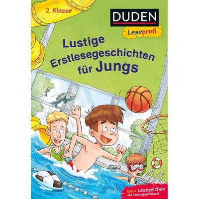 Duden Leseprofi – Lustige Erstlesegeschichten für Jungs, 2. Klasse (Doppelband), Gebundene Ausgabe von Bettina Obrecht,Daniel Napp, FISCHER