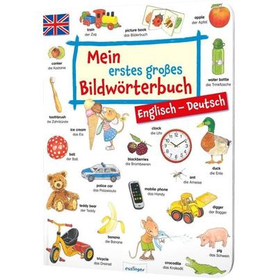 Mein erstes großes Bildwörterbuch – Englisch/Deutsch, Gebundene Ausgabe von Kirsten Schlag, Esslinger in der Thienemann-Esslinger Verlag GmbH