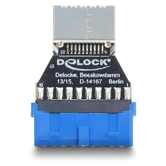 Delock Adapter USB 5 Gbps 20 Pin Pfostenbuchse zu USB 5 Gbps (5 W) (67344)