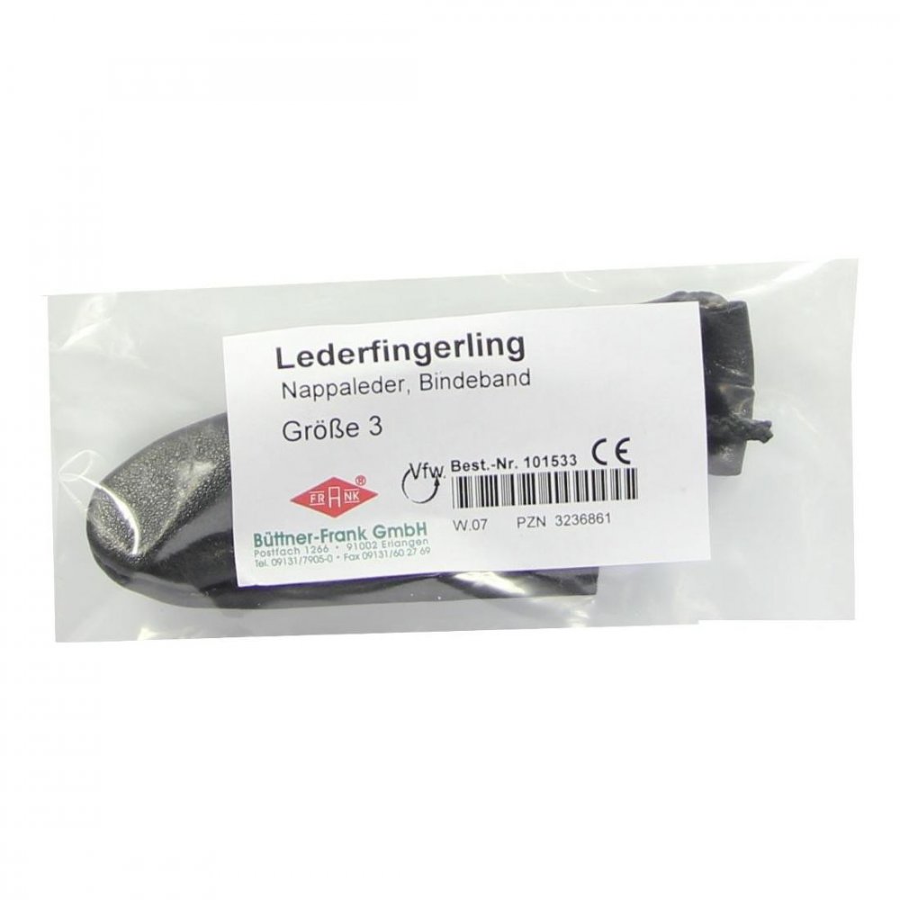Büttner-Frank GmbH Fingerling Leder Größe 3 Bindeband 03236861