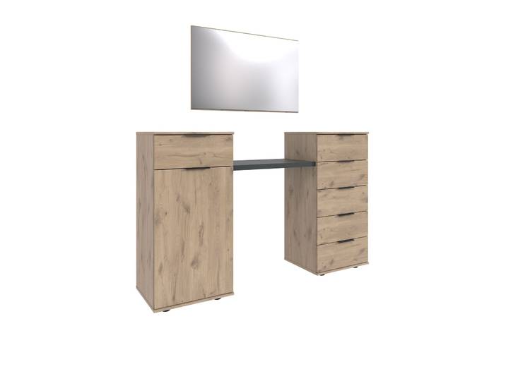 Schminktisch Metaa Eiche Nachbildung Holzwerkstoff B 165 H 102 cm - Schminktisch