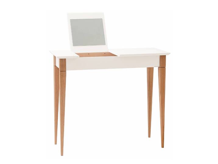 Coiffeuse 85cm Blanc/Blanc
