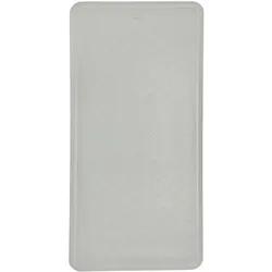HEVEA Badewannenmatte aus Naturkautschuk 75x34 cm, grau