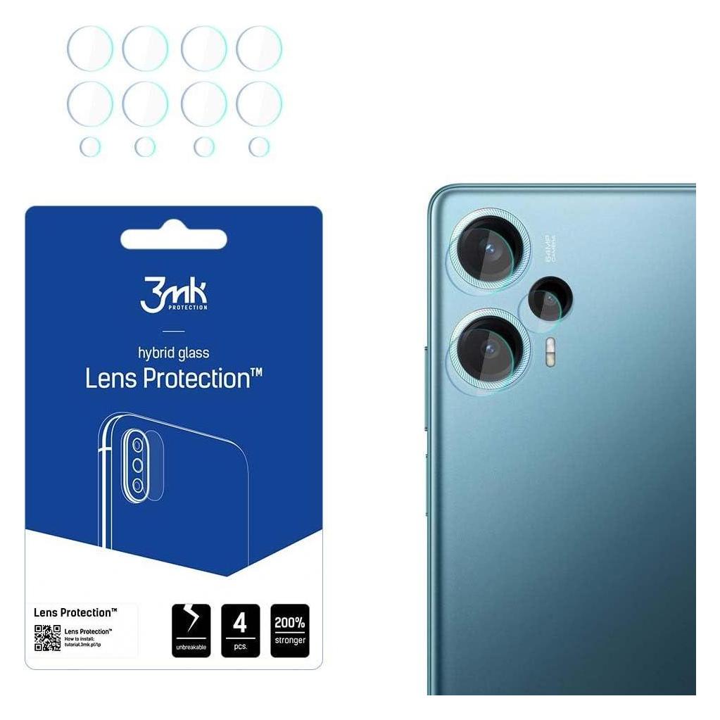 3MK Lens Protect Poco F5 Ochrona na obiektyw aparatu 4szt (4 Stk., Xiaomi Poco F5) (3mk Lens Protection(969)-0)