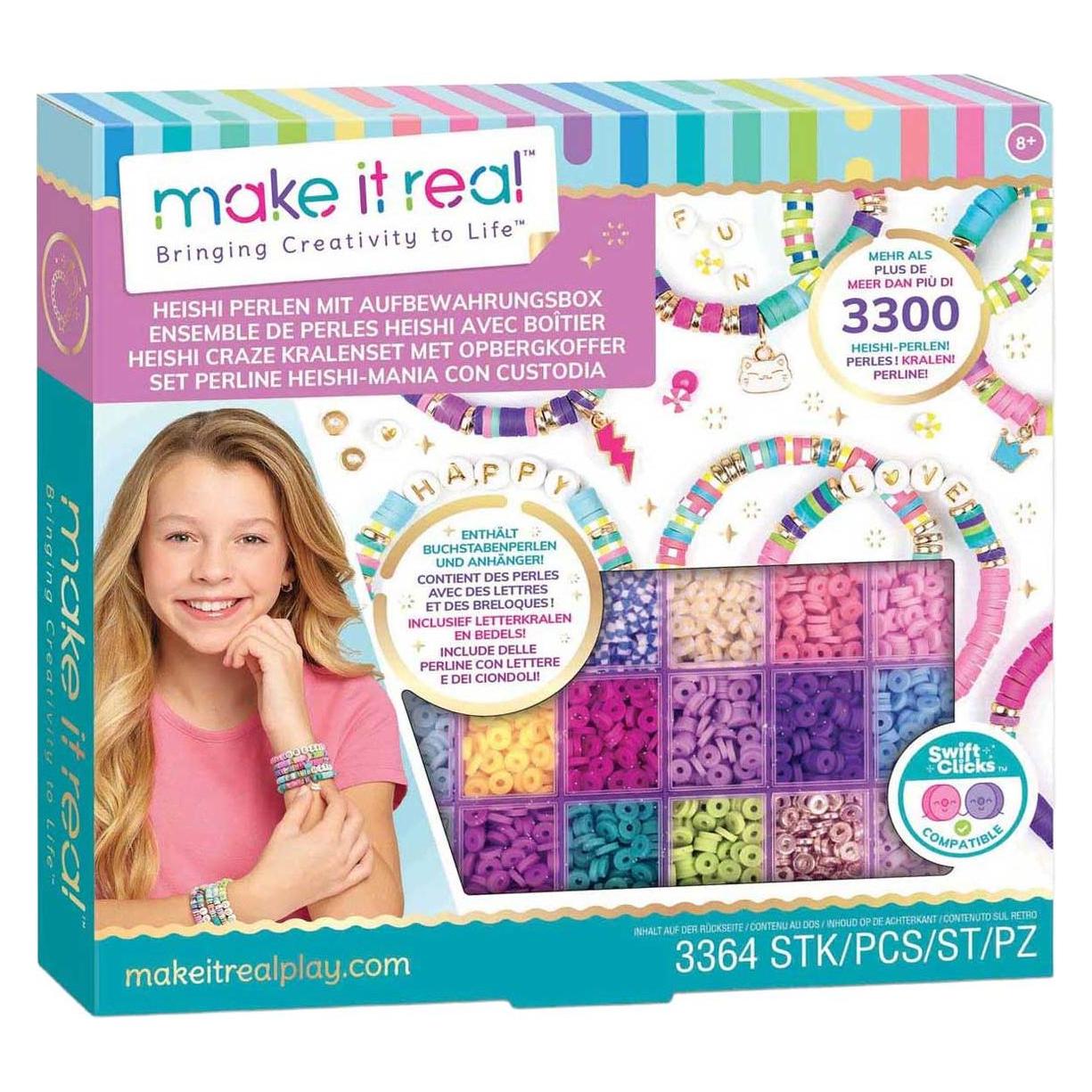 Make it Real Heishi Perlen mit Aufbewahrungsbox (MR1743)
