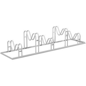 Alberts Fahrradständer Ville, 774400, Bodenmontage/freistehend, Einstellparker, beidseitig, Breite 175cm, für 5 Fahrräder