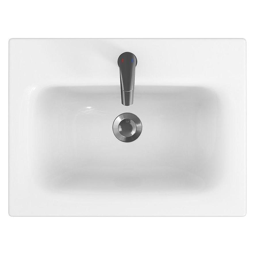 Cersanit Moduo washbasin built into the 60 cm worktop, white (K116-043-ECO) (450 mm, 600 mm) (K116-043)