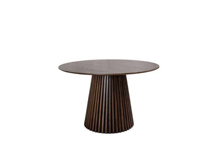 Runder Design Esstisch „Walhalla“, verschiedene Grössen Eiche Dunkelbraun Invicta Interiors