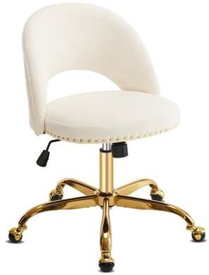 No Velvet Swivel Liftable Office Chair